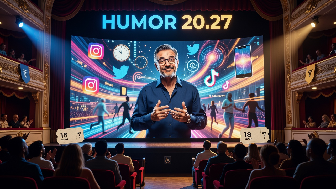 Kike Pérez traz o espetáculo HUMOr 20.27 ao Teatro Leal
