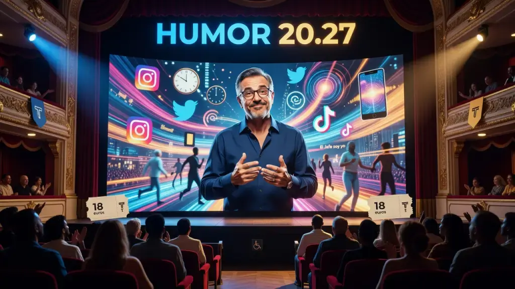 Kike Pérez traz o espetáculo HUMOr 20.27 ao Teatro Leal